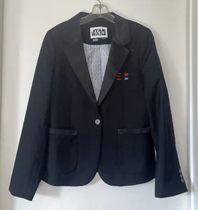 STAR WARS Darth Vader Women’s Blazer Size L Black Jacket - Picture 1 of 7