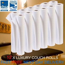 LUXURY White 20" Couch Hygiene Roll - (12 Roll Box) GET 10% OFF WHEN YOU BUY 2+