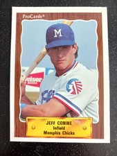 1990 Memphis Chicks ProCards #1017 Jeff Conine Kansas City Royals 