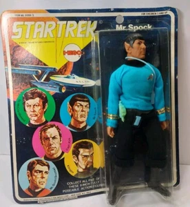 MR. SPOCK 1974 MEGO STAR TREK ACTION FIGURE NEW ON CARD PARAMOUNT PICTURES YB - Foto 1 di 20