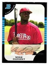 2005 Bowman Draft Picks & Prospects #BDP60 Mike Durant Gold