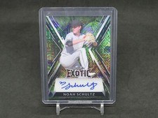 2023 LEAF EXOTIC BASEBALL NOAH SCHULTZ PEACOCK MOJO AUTO /7 MH3