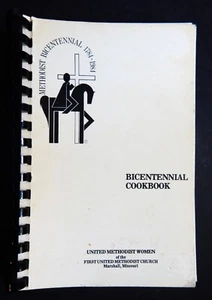 Marshall MO Bicentennial Community Cookbook 1st United Methodist Church 1984 - Picture 1 of 11
