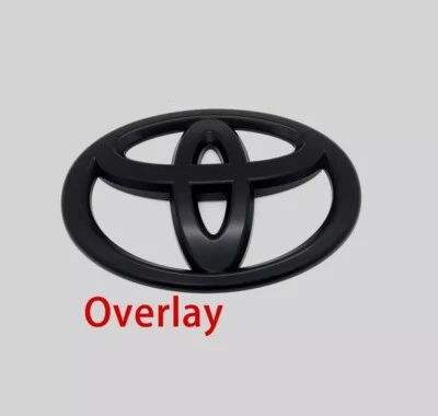 Nuevo Toyota Tundra 2022-25 mate apagón superpuesto parrilla delantera emblemas insignia Foto 1 de 4