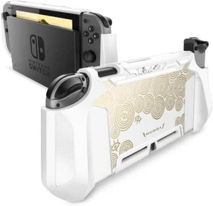 Mumba Grip Case for Nintendo Switch Console Dockable Cover / 12 Game Card Holder - Picture 1 of 38