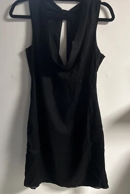 Thread Social Cowl Neck  Open Back Perfect “Little Black Dress” Size 4 - Image 1 of 4