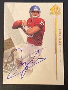 2013 Upper Deck SP Authentic Canvas Auto #CC-2 Dayne Crist Kansas Jayhawks Card - Picture 1 of 2