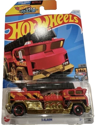 2024🔥 Hot Wheels Let's Race 5 Alarm 3/10 HW Metro #125/250 - Image 1 of 3