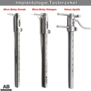 Zahnimplantat Zahnersatz Messung Tasterzirkel Schieblehre Krekeler VDO Messlehre - Bild 1 von 17