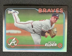 2024 Topps Series 1 Rainbow Foil #48 Brendan Bryce Elder Atlanta Braves - Bild 1 von 3