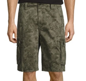Men's Arizona Cargo Classic Fit Shorts Dark Olive Camo Size: 26, Inseam 10.5" () - Picture 1 of 2