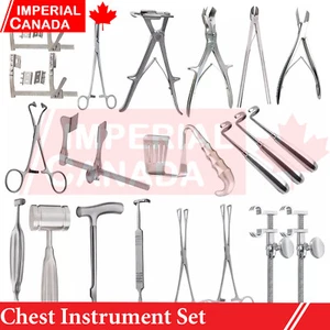 Brustinstrument Set 21-teilig, Brustchirurgie Set Brustchirurgie Set - Bild 1 von 2