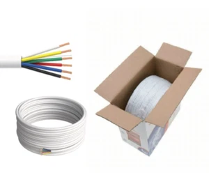 1000FT Security Cable 22/6AWG Stranded Shielded CCA Fire Burglar Alarm CCTV Wire - Picture 1 of 8