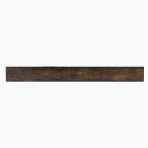 Dogberry Collections Mantel Shelf 5.5" x 72" x 9" Floating Wood Dark Chocolate - Picture 1 of 7