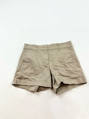 Pantalones Cortos J.Crew Para Mujer 0 Beige Chino Golf Preppy Foto 1 de 4