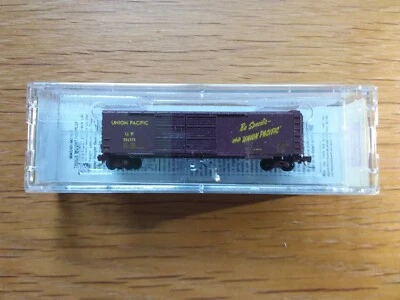 Micro-Trains Z Scale 506 00 411 50' Box Car Union Pacific DBL Doors 554375 - Image 1 of 3