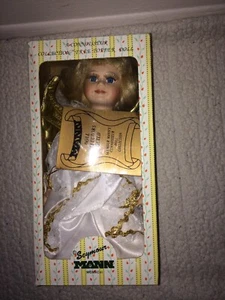 Seymour Mann Porzellan Engel Christbaumspitze Puppe  - Bild 1 von 7