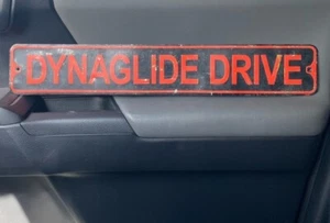 Dynaglide Drive Aluminum Metal Street Sign 3" x 18" Harley - Bild 1 von 2