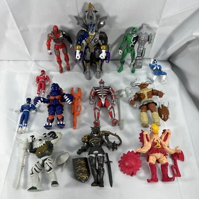 10 MMPR Power Rangers Evil Space Aliens 复古动作玩偶最完整 9/ — 第 1/4 张图片