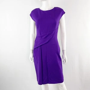 ESCADA lila Etuikleid Gr. 36 US S Flügelärmel knielang Designer Cocktail - Bild 1 von 9