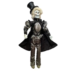 Katherines collection Wayne Kleski Figure Steampunk Halloween skeleton 19” - Picture 1 of 8