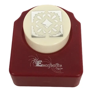 Emagination Paper Punch Decorative Square Card Making Paper Crafting 7/8 inch - Picture 1 of 9