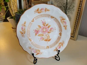 4er Set - Weidengeflecht Rose Eisenstein Japan 7 3/8" Salatteller - Bild 1 von 4