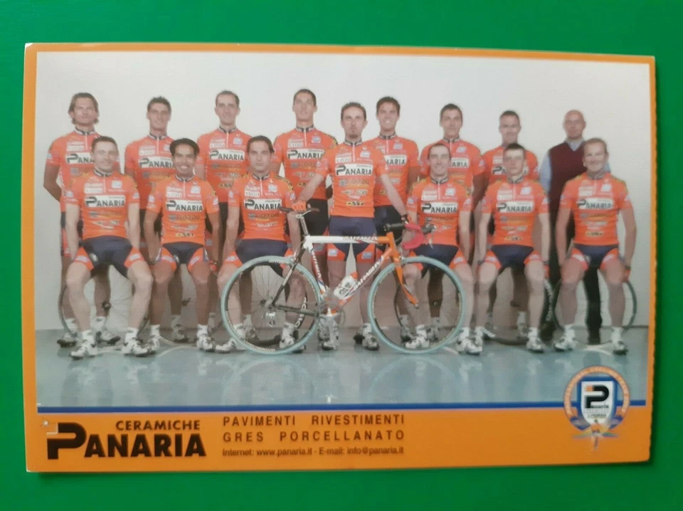 CYCLISME carte équipe cycliste CERAMICHE PANARIA 2002 - Photo 1/1