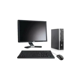 HP 8300 USFF DESKTOP I5 8GB RAM 250GB HDD WIN 10 WITH 22" MONITOR  - Picture 1 of 3