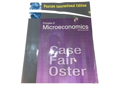 Principles of Microeconomics by Case, Oster & Fair 9th Paperback Economy Book - Image 1 of 4