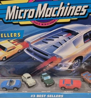 Vtg. Micro Machines #3 Best Sellers NIP, Loose Cars Galoob - Image 1 of 4