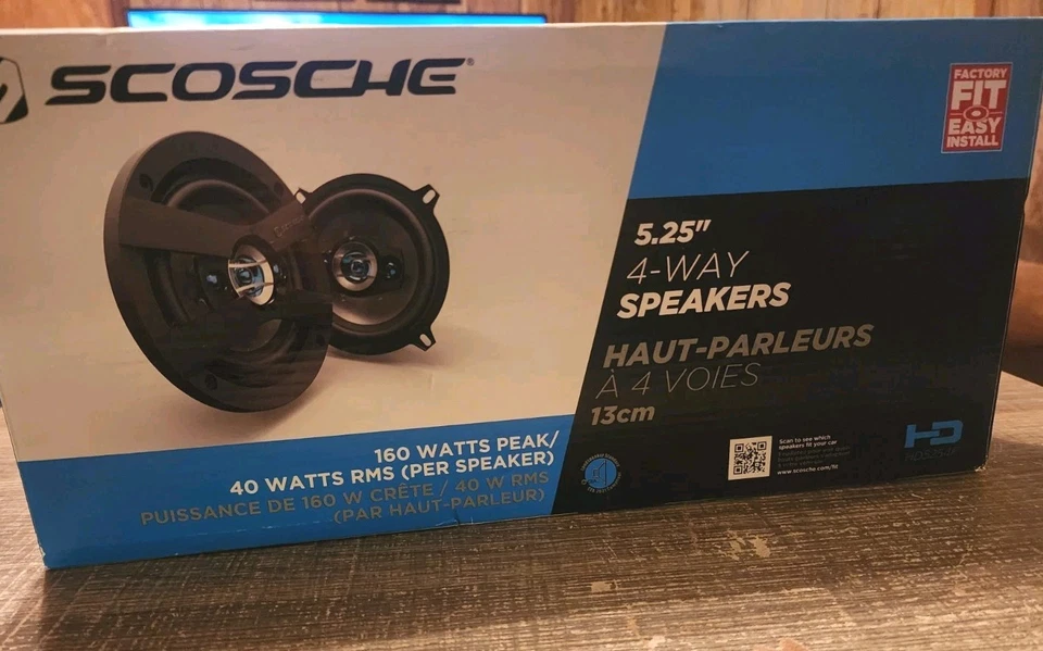 Scosche HD5254A-WM1SD- High-Performance 5.25" 4-Way Full Range Car Door Speakers - Image 1 of 4
