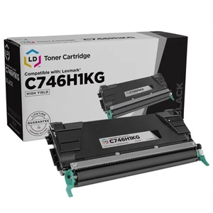 Repuesto de tóner LD Reman para Lexmark C748 C746H1KG HY (Negro) - Imagen 1 de 9