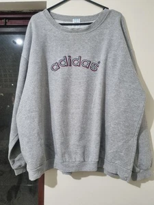 Vintage Adidas Jumper size L pit to Pit 70cm Length 70cm - Picture 1 of 9