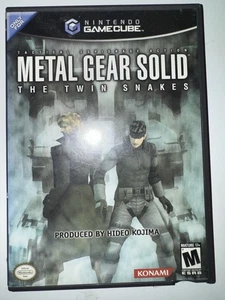 Metal Gear Solid: The Twin Snakes (Nintendo GameCube 2001) CIB COMPLETE + MANUAL - Foto 1 di 4