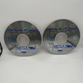 Sherlock Holmes Consulting Detective Vol II Sega CD Discs 1 & 2 Excellent