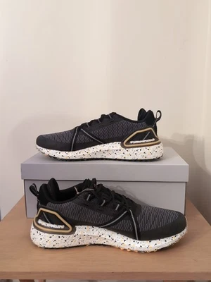 adidas Men's Solarthon Primegreen Golf Shoe FZ1024 Black/Purple/Gold Size 10M - Image 1 of 4