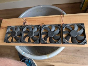 pc cooling fans qty 4 - Picture 1 of 2