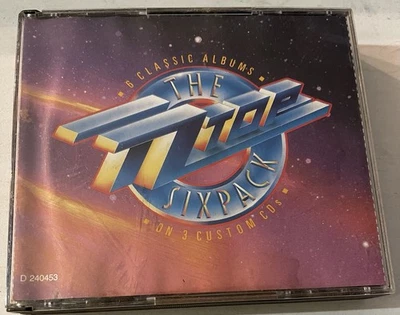 ZZ TOP The Sixpack 3 CD Set 6 Albums on 3 Discs Complete with Booklet VG+ Foto 1 de 4