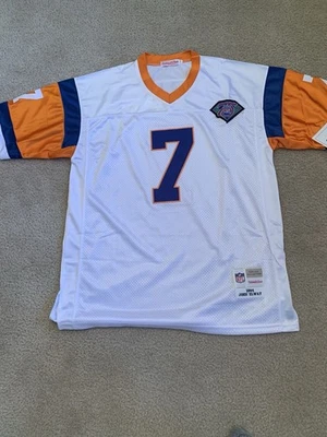 Camiseta deportiva cosida Mitchell & Ness John Elway Denver Broncos para hombre talla 54 Foto 1 de 4