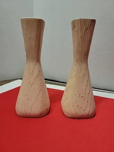 (2) vintage 9" shawnee pottery Vase USA 1212 - Picture 1 of 7