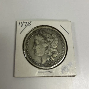1878 CC 1 $ MORGAN SILBER DOLLAR One Dollar Pluribus Unum Münze In God We Trust - Bild 1 von 14