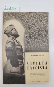Michele Lecce Civiltà fascista La Scaligera 1938 - Imagen 1 de 4