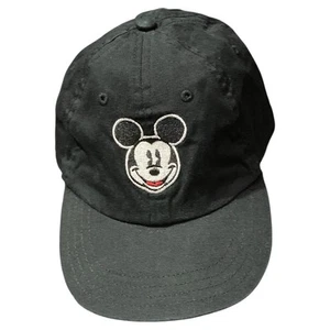 Disney's Mickey Mouse schwarze Baseballmütze mit Gummizug Säugling/Kleinkind Größe Large - Bild 1 von 3