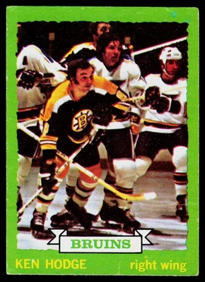 1973-74 Topps Ken Hodge #133 Boston Bruins HOCKEY - Image 1 of 2