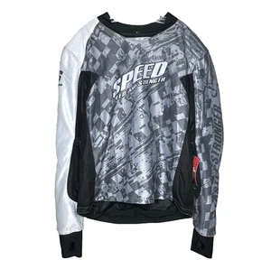 Speed and Strength Mens Lunatic Fringe Mesh Armored Jersey Size 3XL Motorcycle - Picture 1 of 24