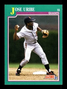 Tarjeta de béisbol Joseph Uribe ⚾ 1991 Score #628 San Francisco Giants - Imagen 1 de 2