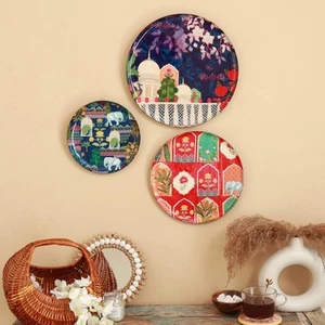 Vintage Wall Plates & Paintings Perfect Home Decor and Wall Decor Set of 3 Plate - Picture 1 of 5