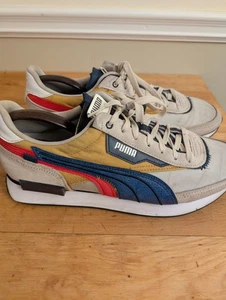 Zapatos deportivos para correr Puma Future Rider Union para hombre talla 11,5 azul amarillo rojo - Imagen 1 de 23
