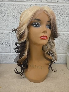 Vivica A Fox Lace Front Chorley Cappuccino Wig Three Tone Color - Picture 1 of 4